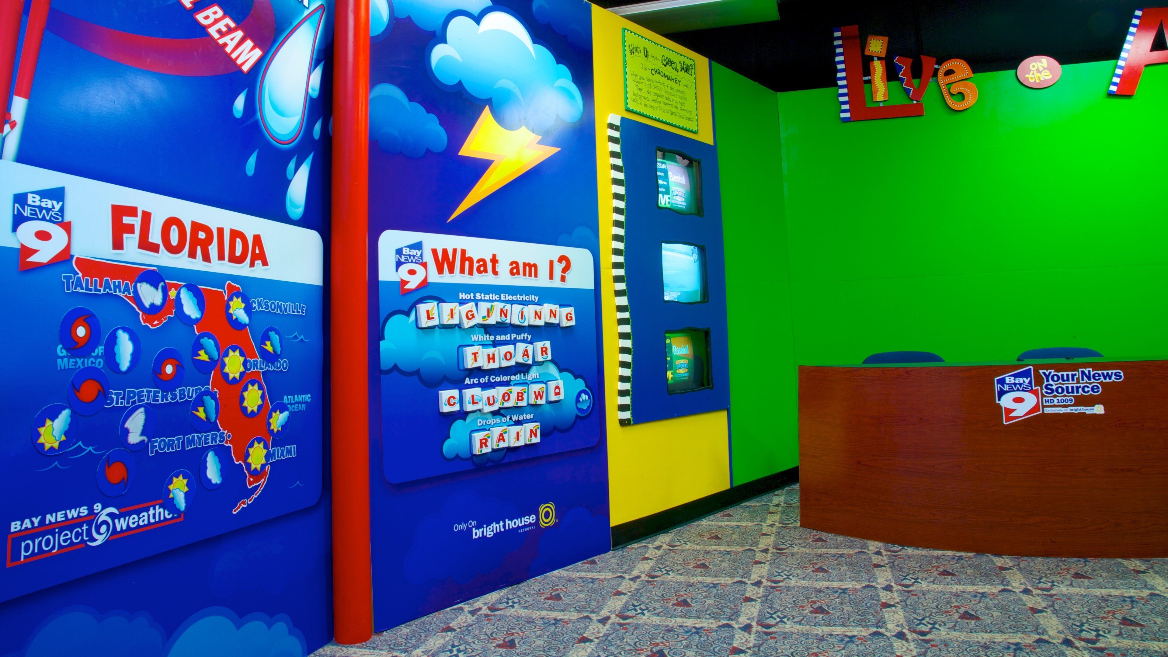 Great Explorations Children\'s Museum showing signage and interior views