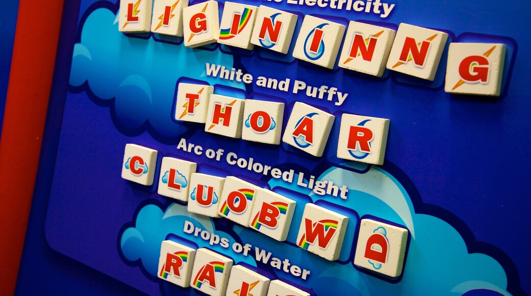 大探索兒童博物館 其中包括 指示牌