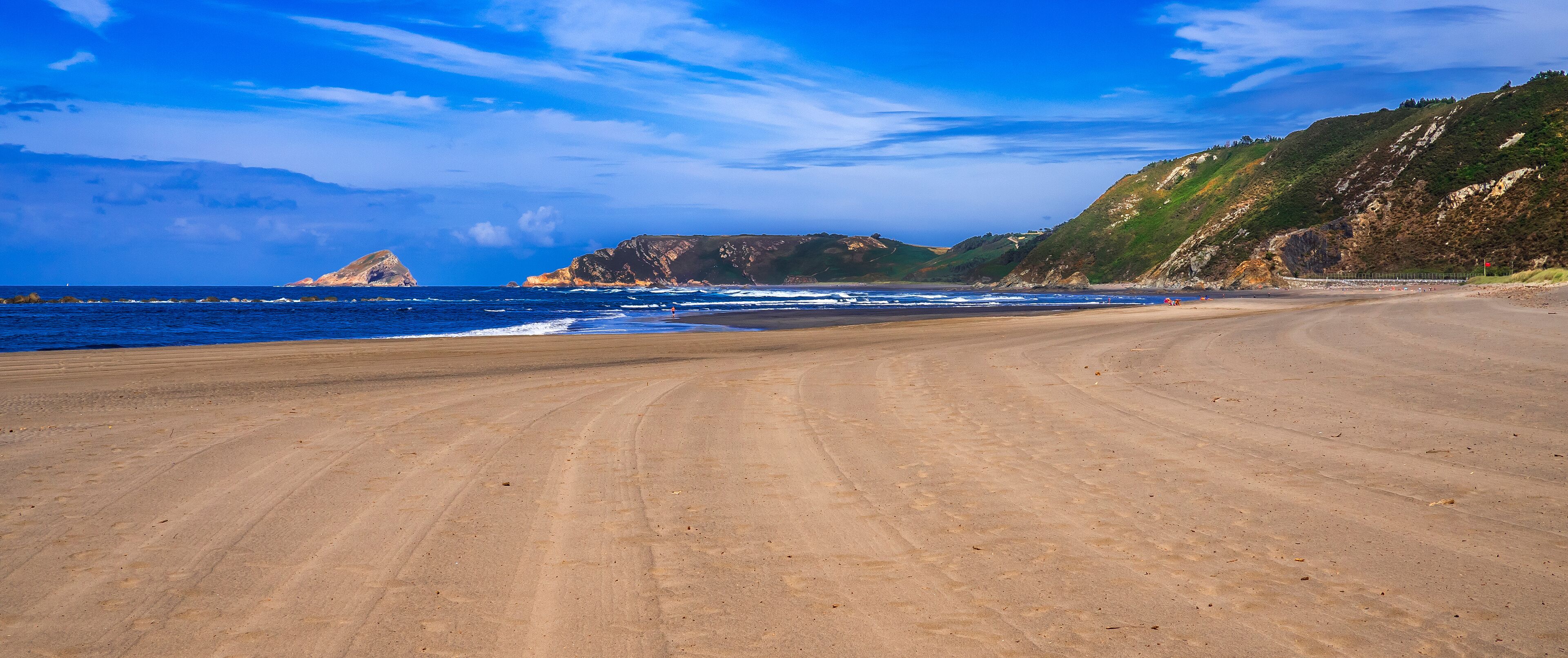 Beach of Los Quebrantos, Cantabrian Sea, San Juan de la Arena, Soto del Barco, Principado de Asturias, Spain, Europe