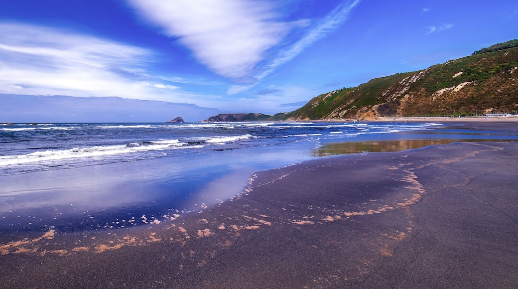 Beach of Los Quebrantos, Cantabrian Sea, San Juan de la Arena, Soto del Barco, Principado de Asturias, Spain, Europe