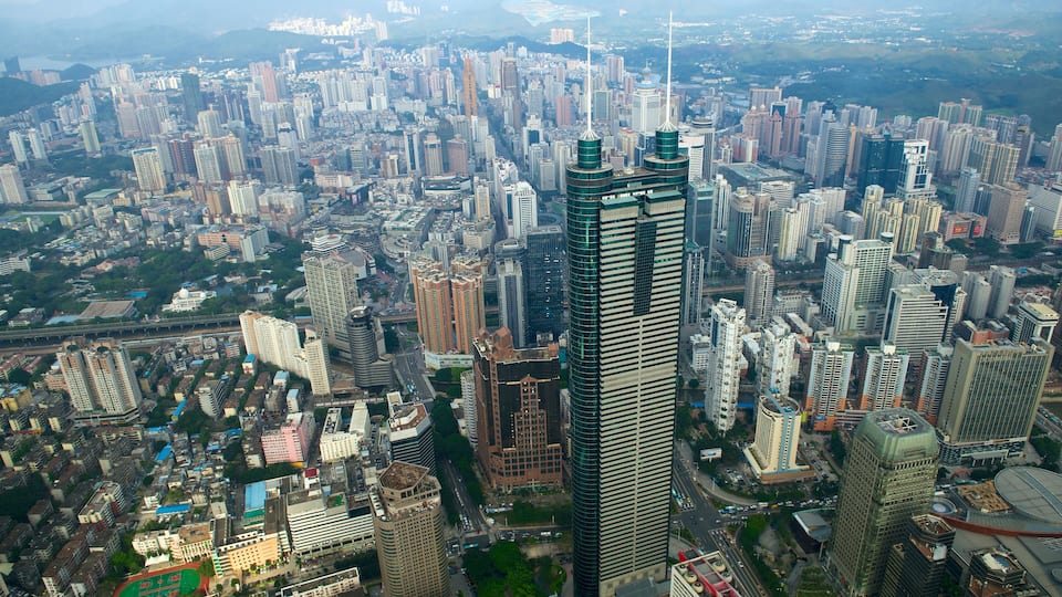 view of Luohu district Shenzhen city China