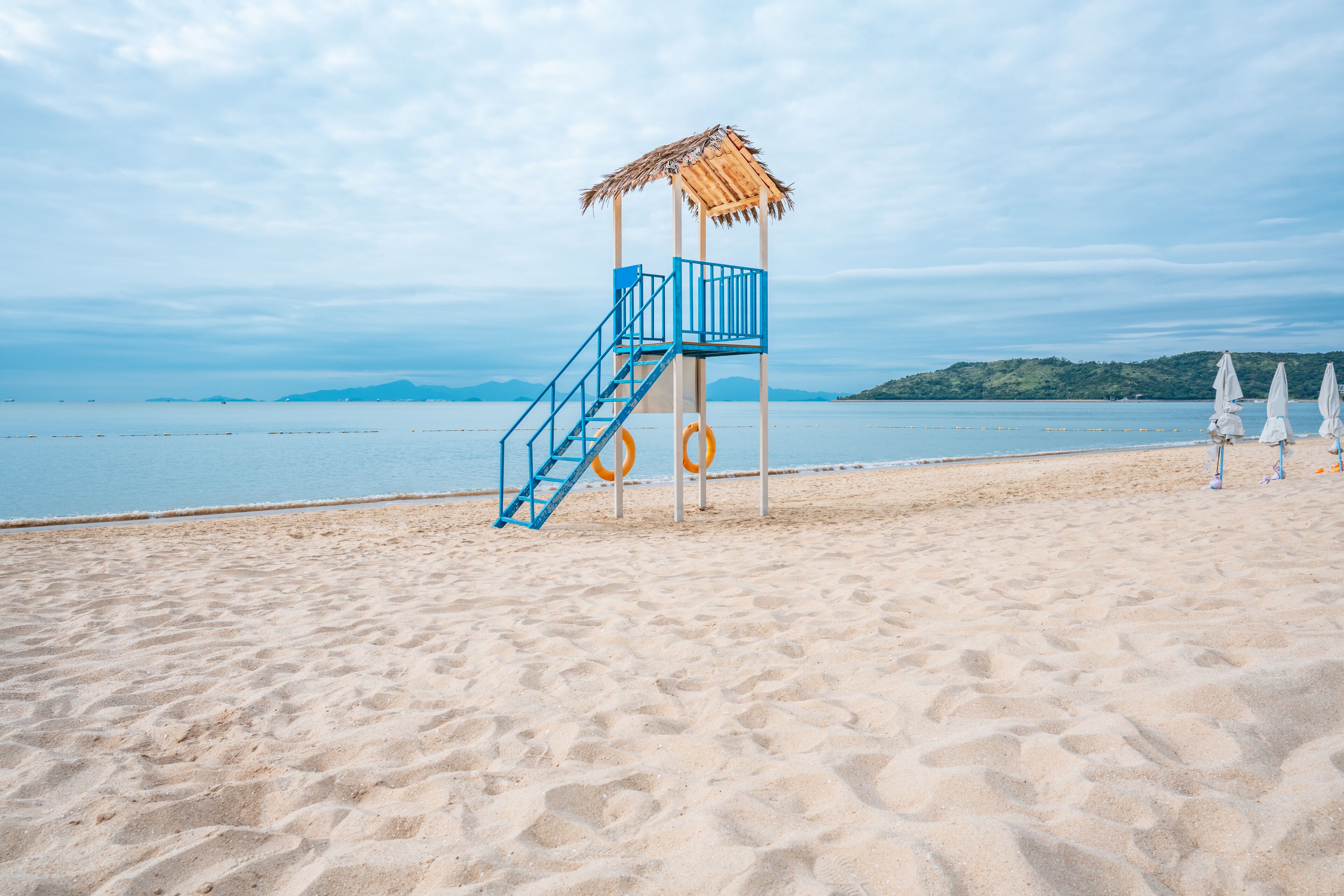 China Huizhou Shili Silver Beach Beach Scenery