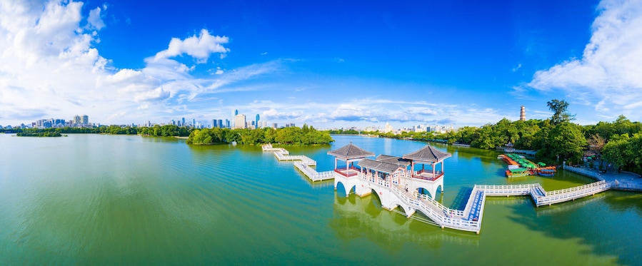 West Lake scenic spot, Huizhou City, Guangdong Province, China