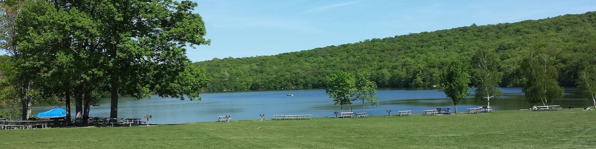 Great place for hiking, swimming.
, boating and fishing. Also skeet shooting up at Thunder Mountain.