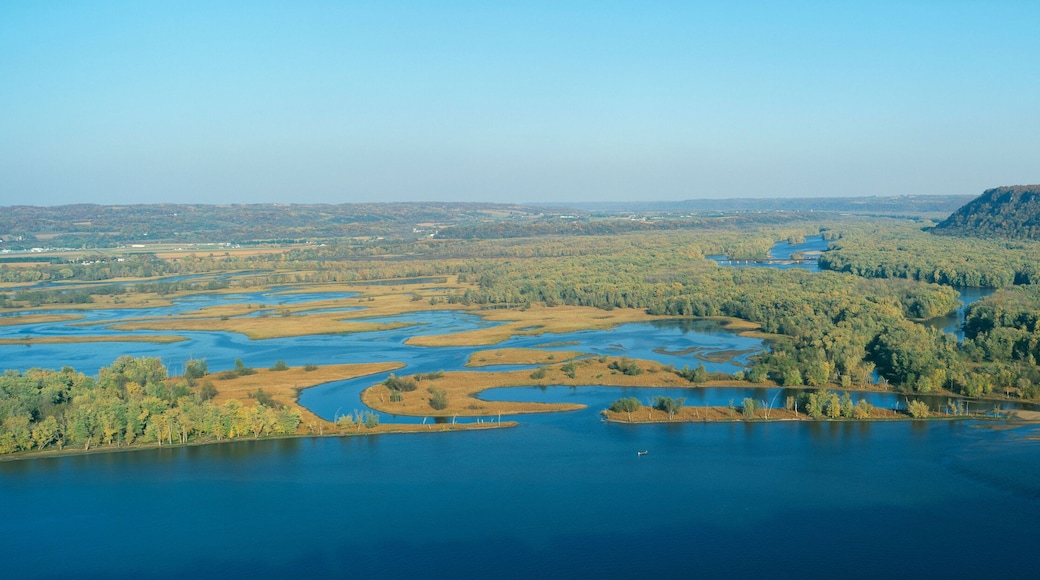 Confluence of Mississippi and Wisconsin Rivers, Pike's Peak State Park, Iowa