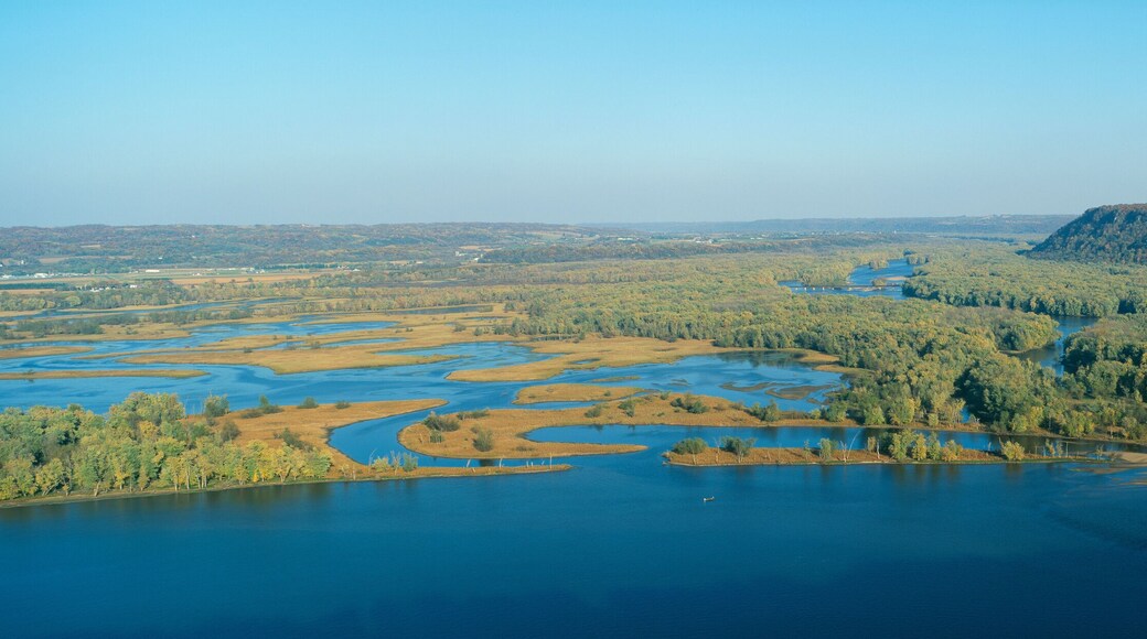 Confluence of Mississippi and Wisconsin Rivers, Pike's Peak State Park, Iowa