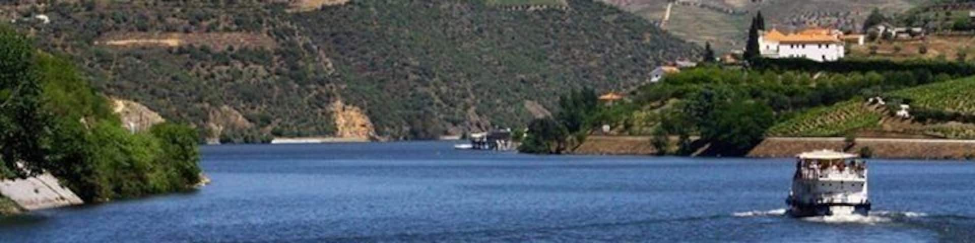 The Douro river!
Between the nice city Peso da Régua and Pinhão.
Portugal