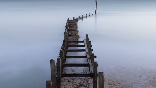 Groynes at Overstrand beach