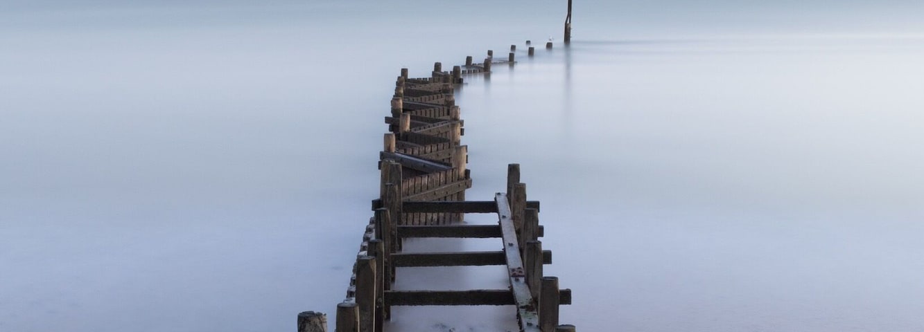 Groynes at Overstrand beach