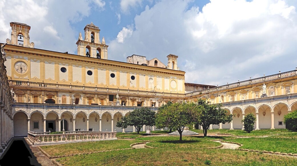 Cloister of San Martino in Naples, Italy.