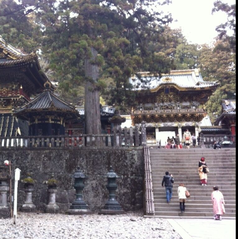 The Shrine is built on high hill about 550m. 