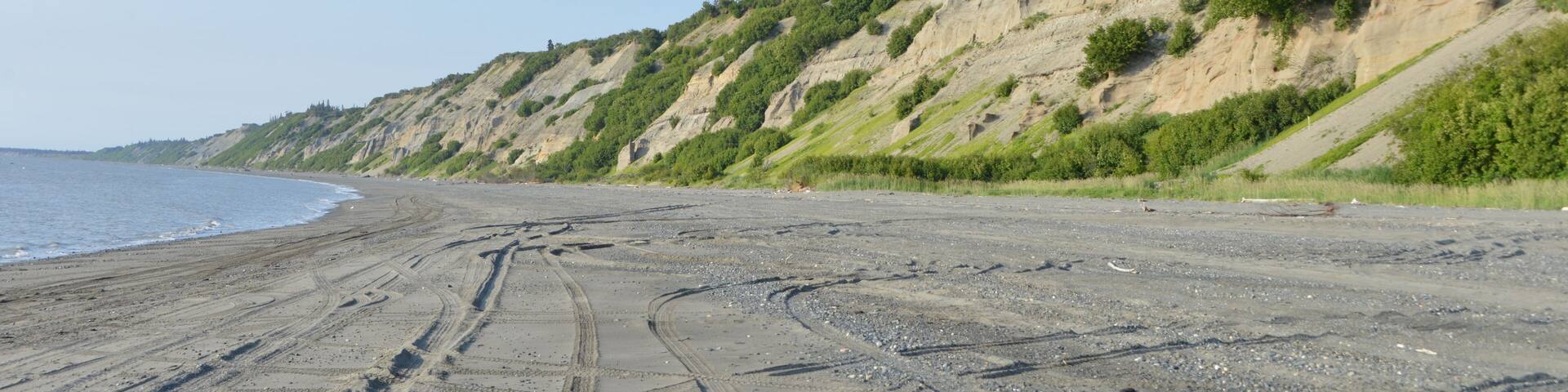 A very long beach with lots of people commercially fishing for Sockeye Salmon. A nice little State Park to camp for the night.
#alaska #inlet #camping