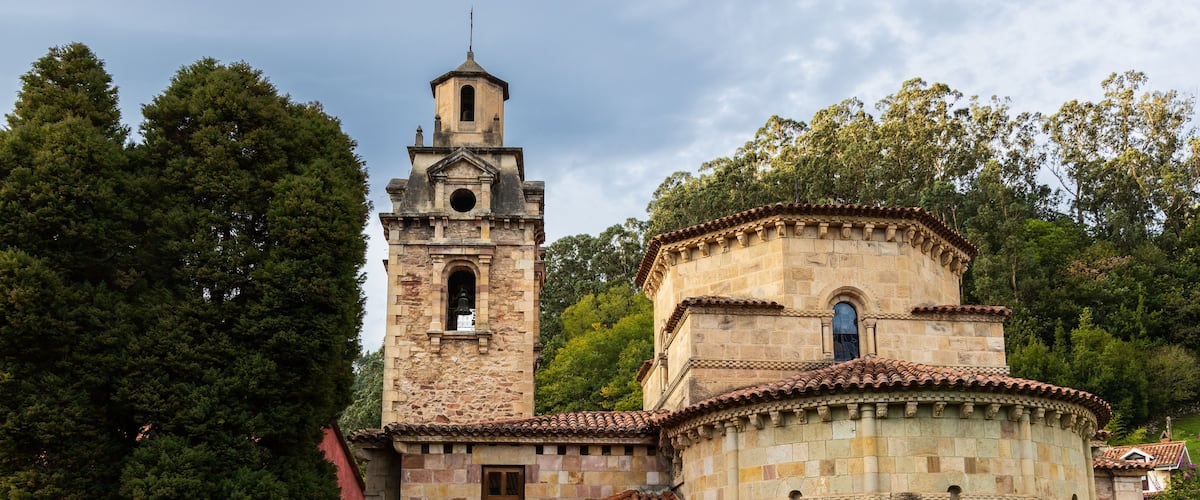 San Miguel temple. Puente Viesgo, Cantabria, Spain.