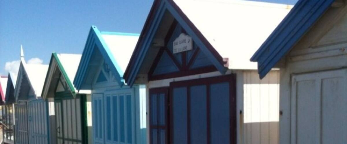Beach Huts.
