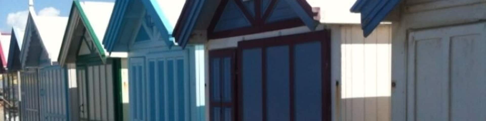 Beach Huts.