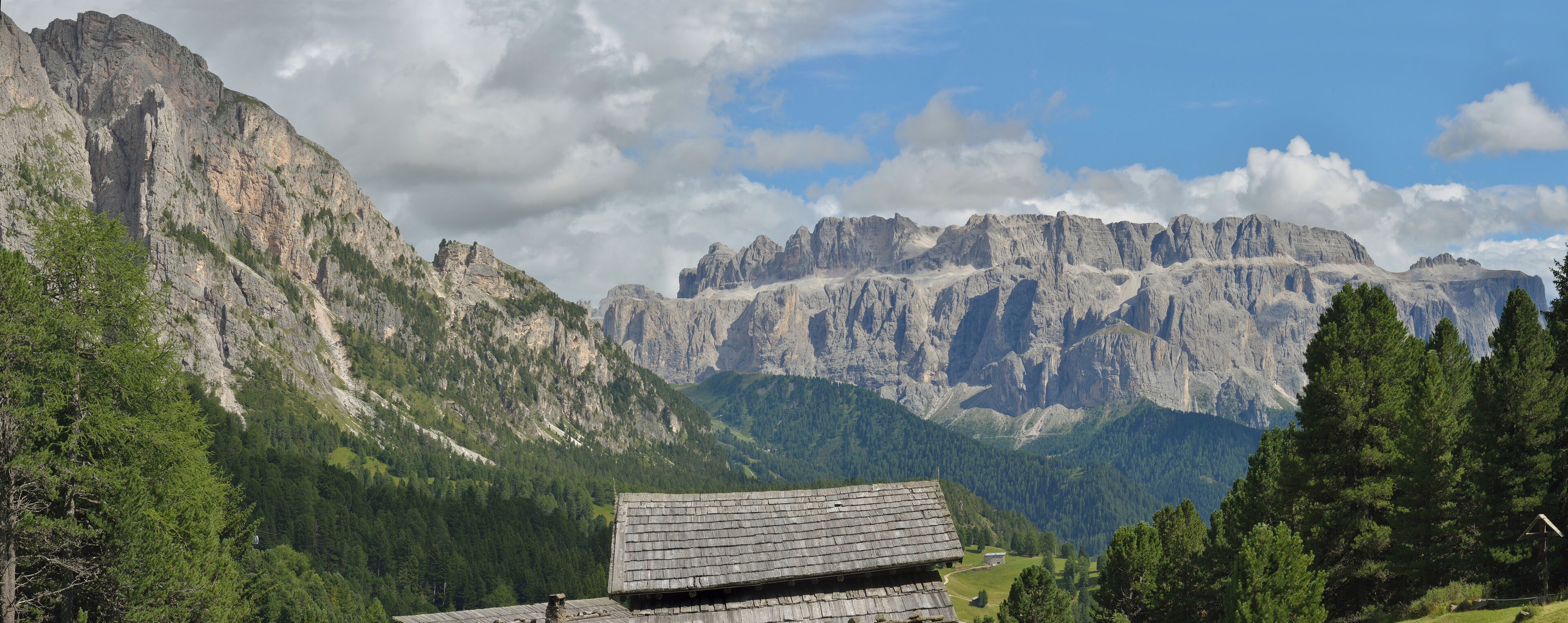 Stevia, Sella Group from Mastlé in Gröden - South Tyrol.