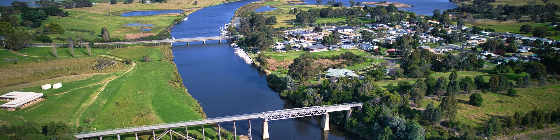 Aerial photo of Nicholson River