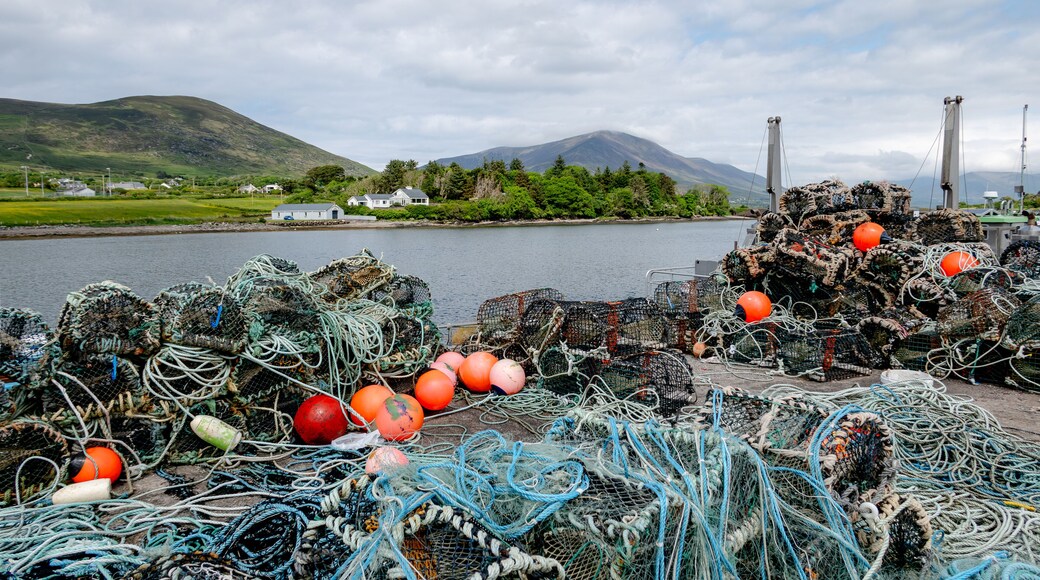 Cahersiveen fishing port on the Ring of Kerry in Ireland