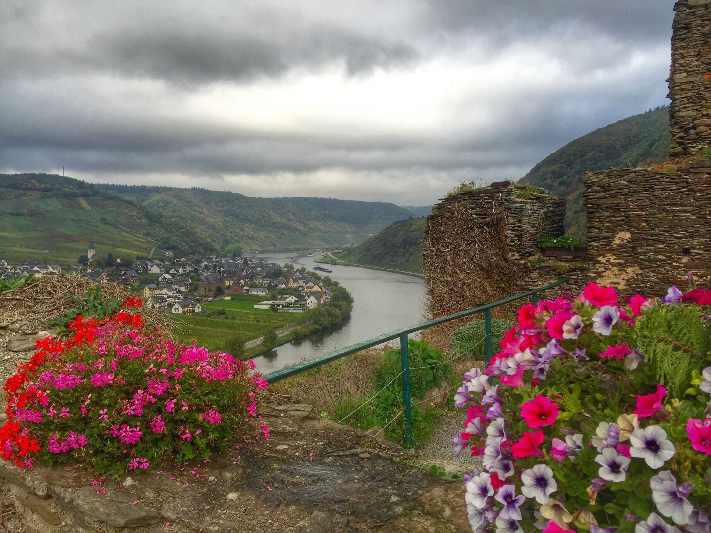 View on Mosel river in Beilstein,Germany.