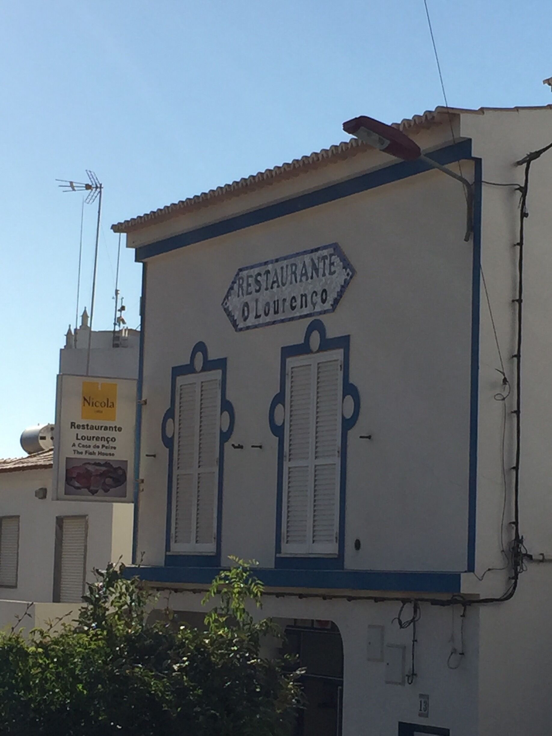 Amazing family owned restaurant in the small beach village of Salema, Portugal!