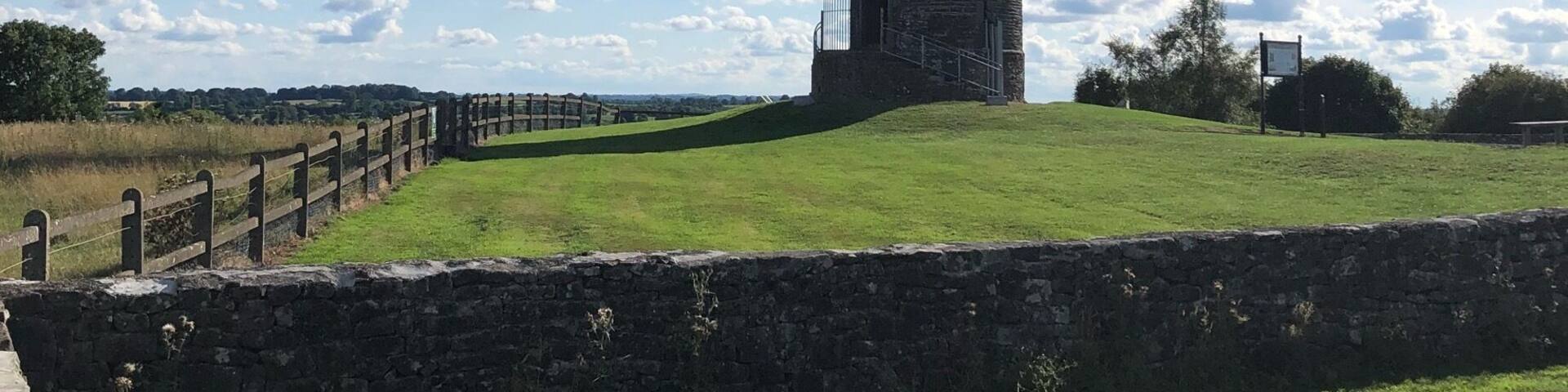 The Spire of Lloyd is located on a hill near Kells. It is accompanied by a small memorial, a park with a playground for children, and marks the head of a three kilometer nature hike. #Ireland #Kells