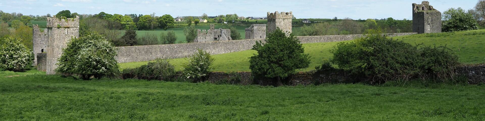 Kells Priory (in Irish : Prióireacht Cheanannais) is an Augustine priory in county Kilkenny, in Ireland. It is one of the largest medieval monuments in Ireland.