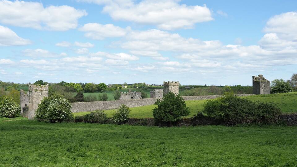 Kells Priory (in Irish : Prióireacht Cheanannais) is an Augustine priory in county Kilkenny, in Ireland. It is one of the largest medieval monuments in Ireland.