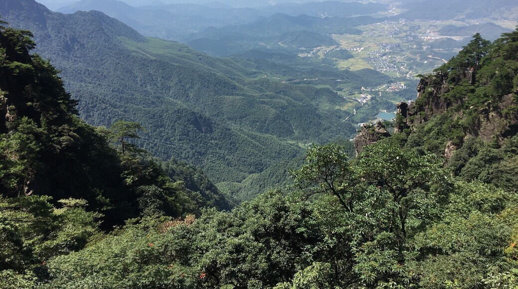 The valley of the Wugongshan where the locals makes their homes in the rich earth # Wugongshan # china # travel #mountsinscape #nature