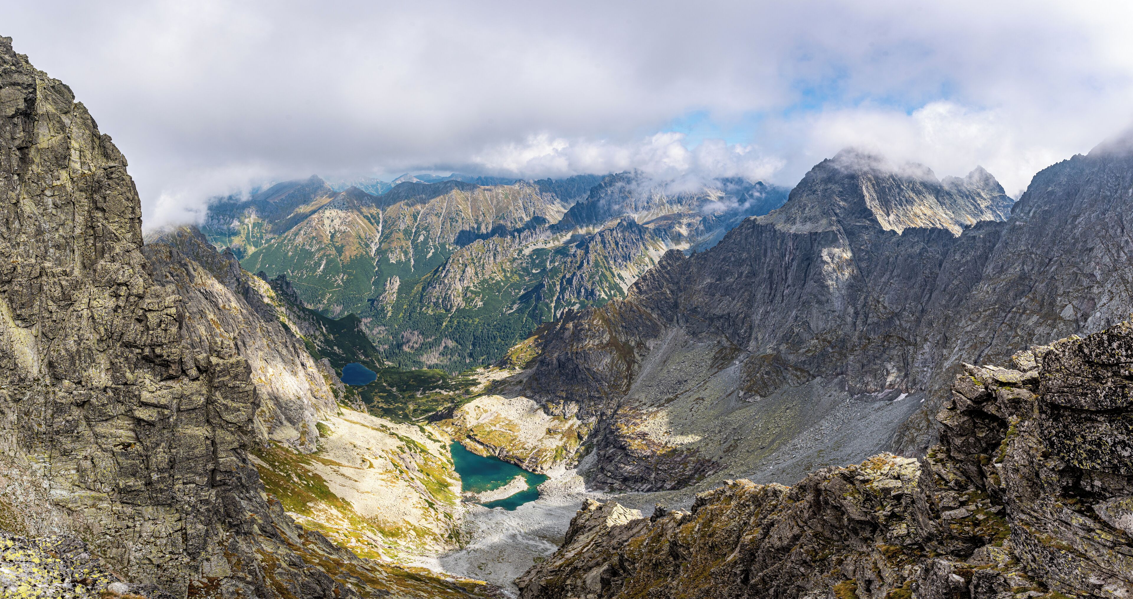 About half an hour before you reach the summit of Rysy from Slovakian side, you will get a view of Zmrzlé pleso v Bielovodskej doline.

#Adventure