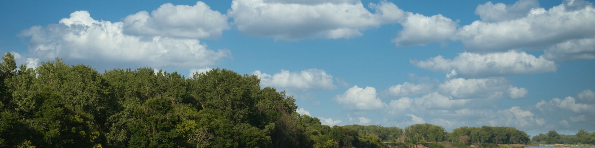 Beautiful day at Harlan County Lake in Alma, Nebraska.
