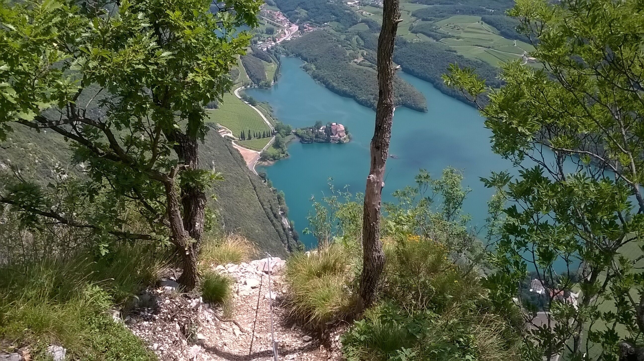 Ferrata Pisetta con panorama