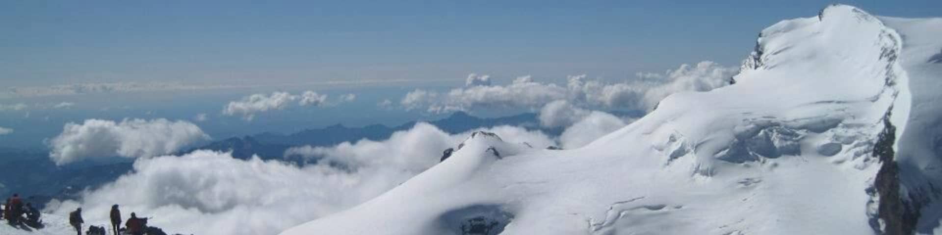 An amazing climb up the glacier with views to mont blanc, we began at sunrise to get to the train then headed up before any snow could melt too much. (August)