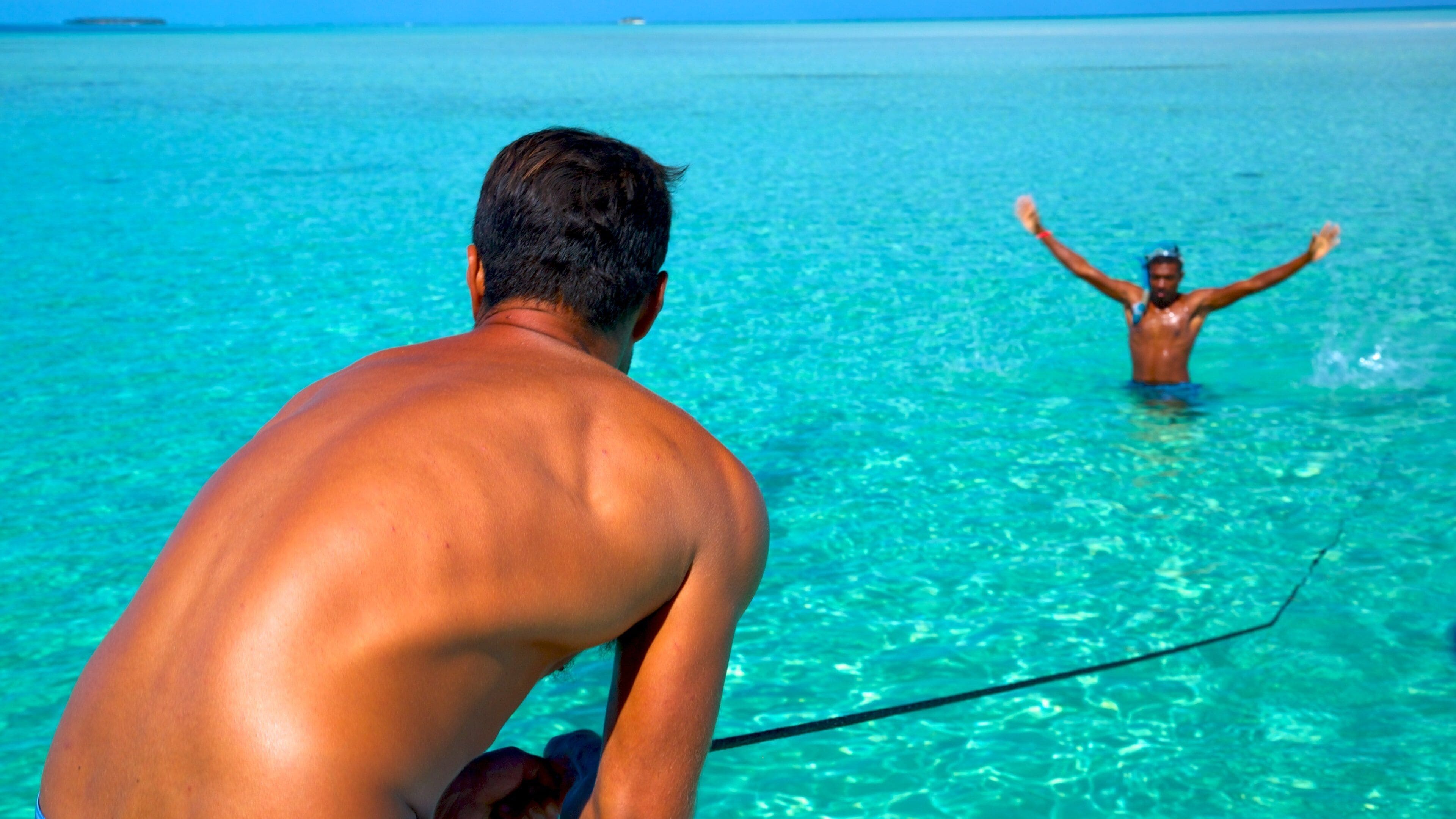 Malolo Island showing swimming, general coastal views and tropical scenes