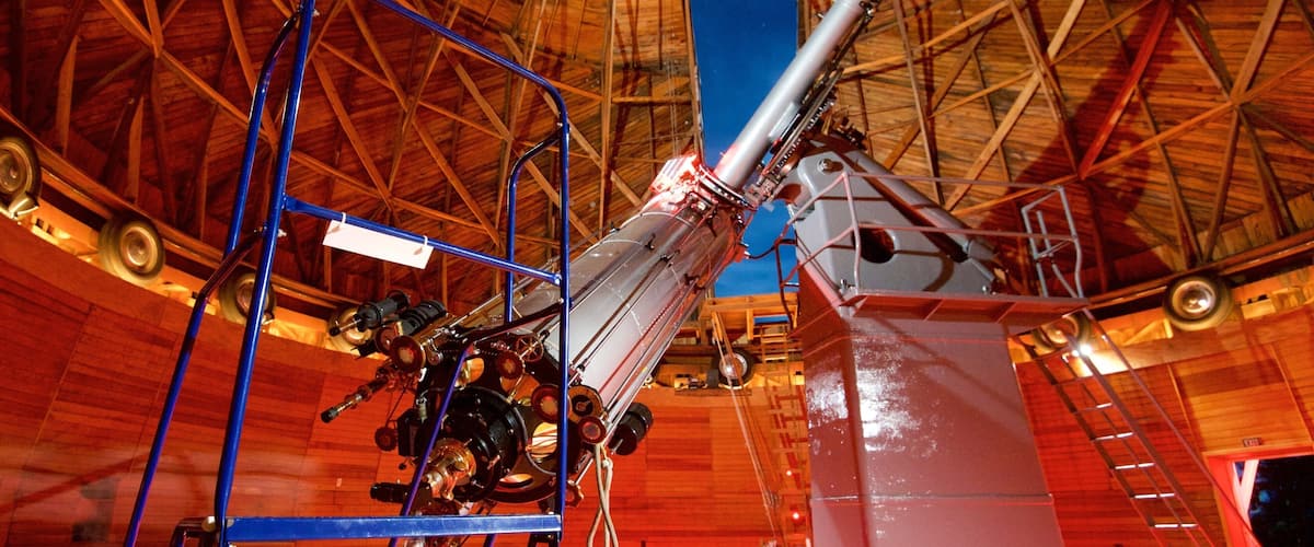 Lowell Observatory mit einem Innenansichten, bei Nacht und Observatorium