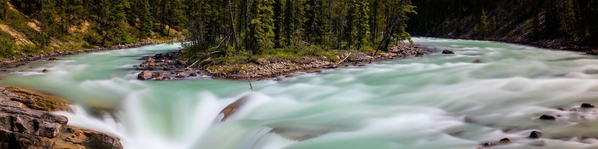 Another beautiful and grand waterfall on the way to Jasper