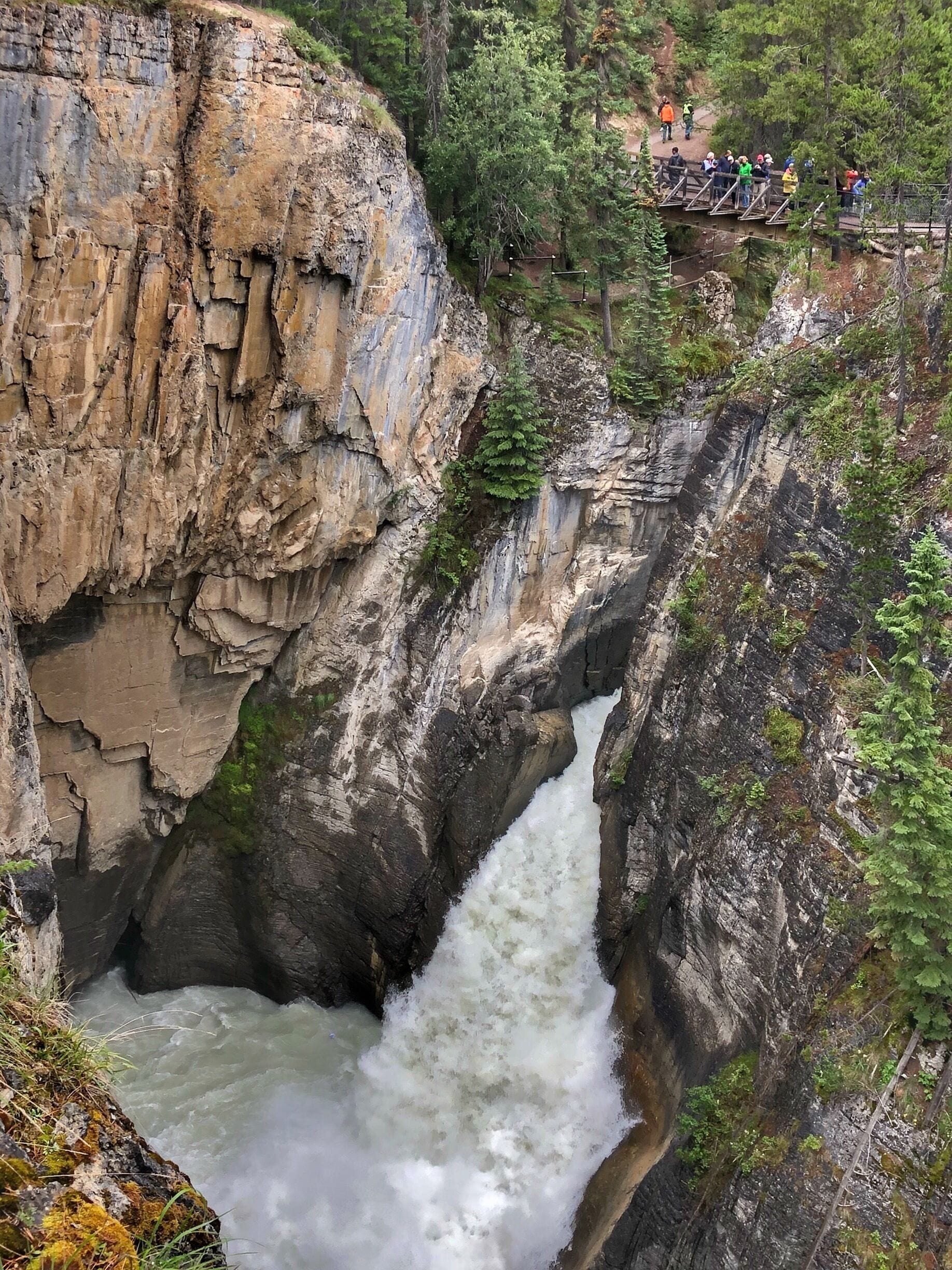 As well as exploring the Upper Falls - pictured here - also take the time to walk down to the Lower Falls as well, it is definitely worth the trip there and back