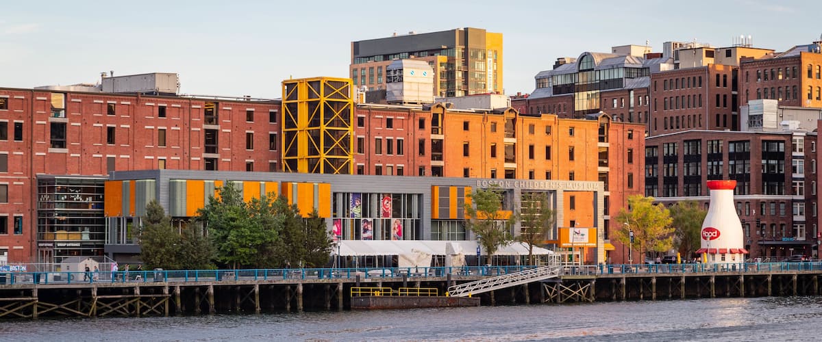 Boston Children\'s Museum featuring a bay or harbor