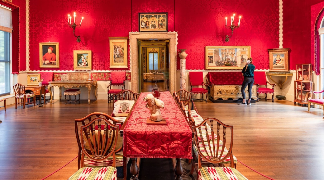 Isabella Stewart Gardner Museum showing interior views and heritage elements