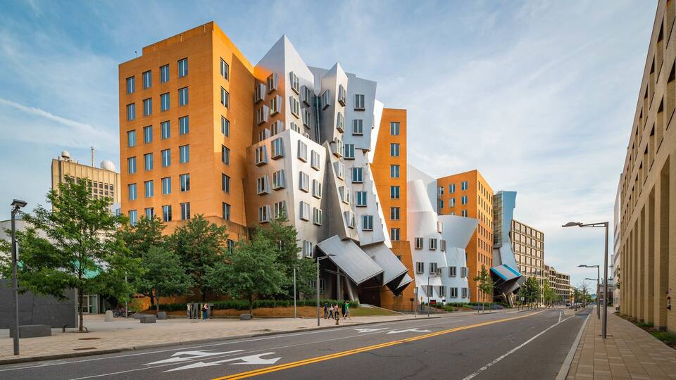 Massachusetts Institute of Technology featuring modern architecture