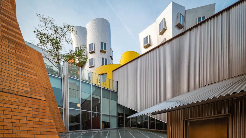 Massachusetts Institute of Technology which includes modern architecture
