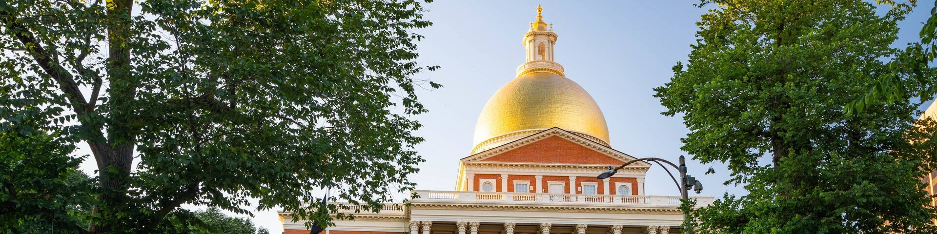 Massachusetts State House featuring an administrative buidling