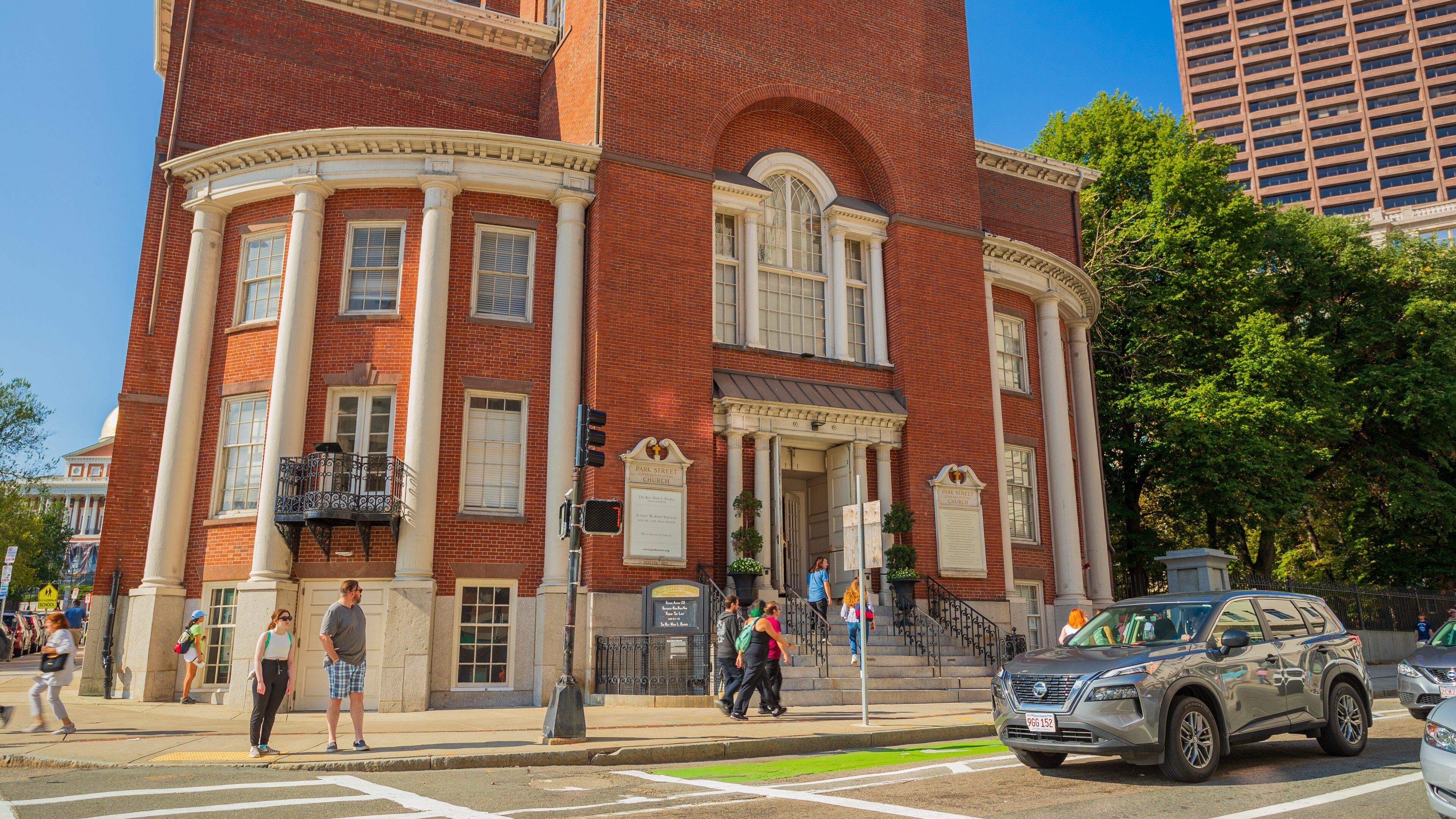 Park Street Church which includes street scenes and heritage architecture
