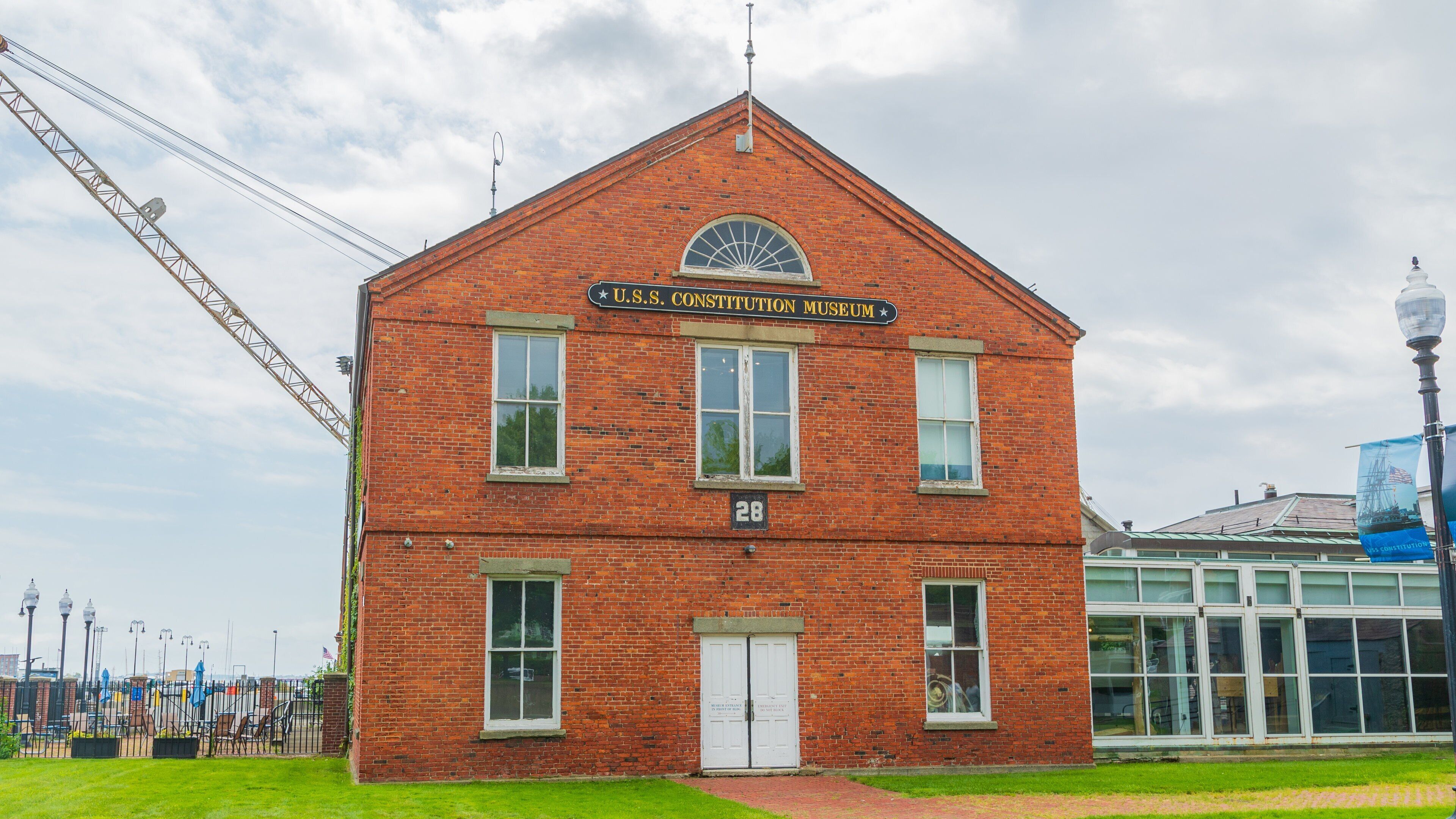 USS Constitution Museum featuring heritage elements and signage