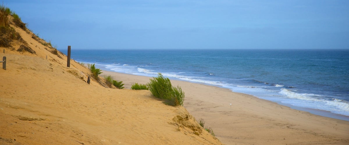 Cahoon Hollow Beach featuring a beach