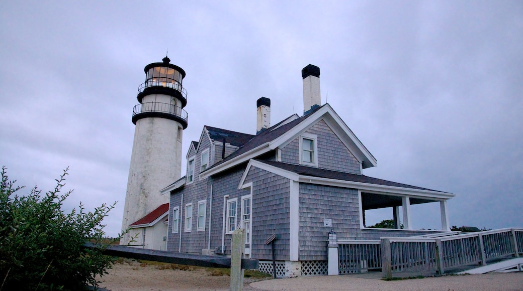 Highland Lighthouse featuring general coastal views, a lighthouse and a house