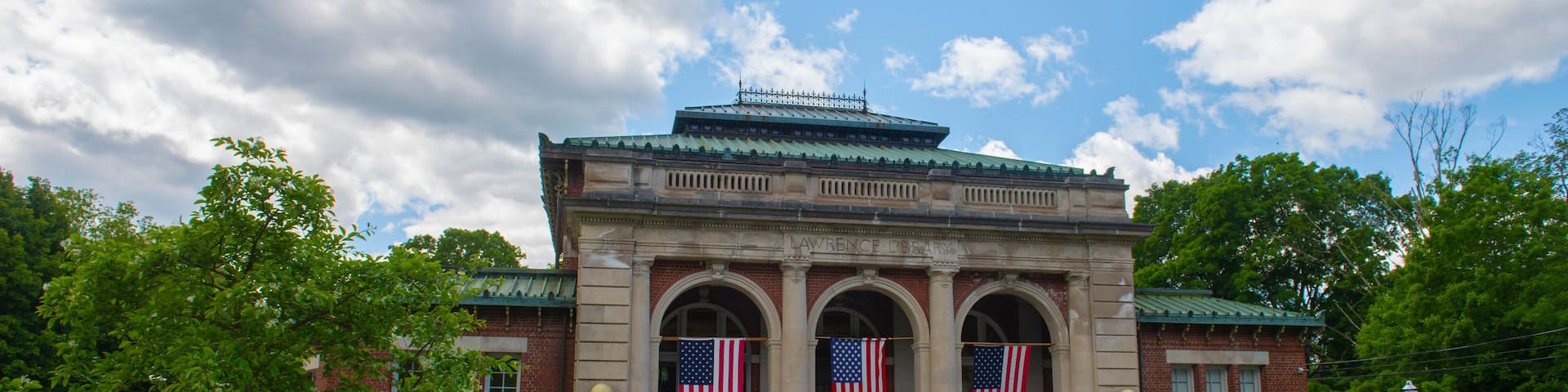 Lawrence Library is the public library at 15 Main Street in historic town center of Pepperell, Massachusetts MA, USA.