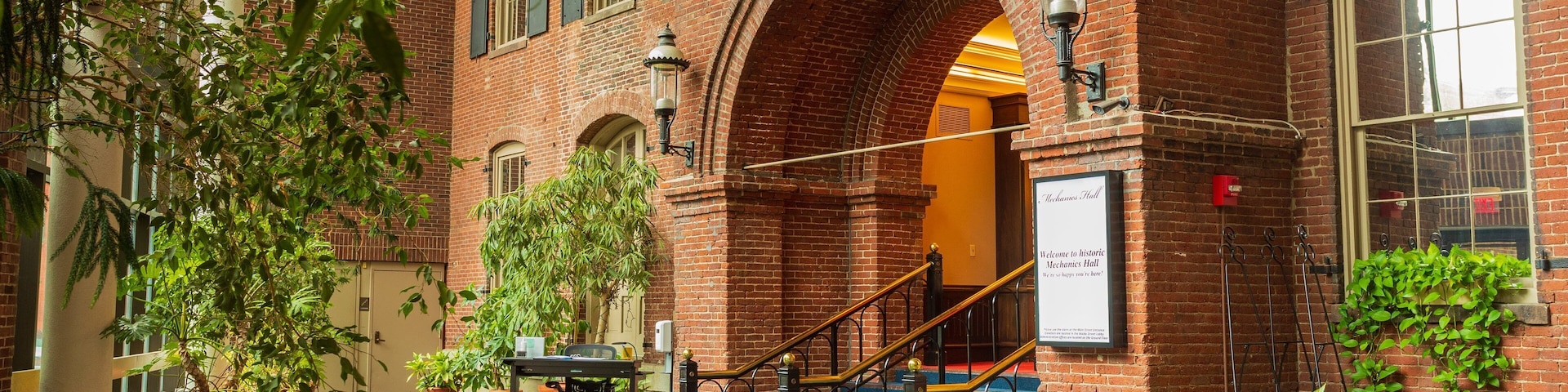 Mechanics Hall featuring heritage elements