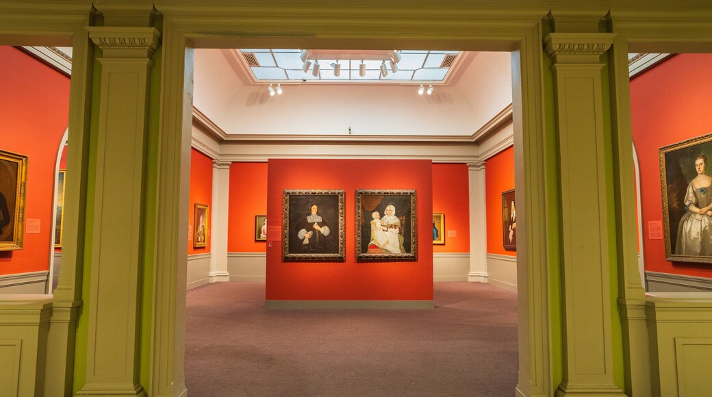 Worcester Art Museum featuring art and interior views