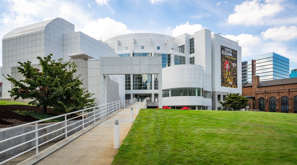 Woodruff Arts Center showing modern architecture and a park