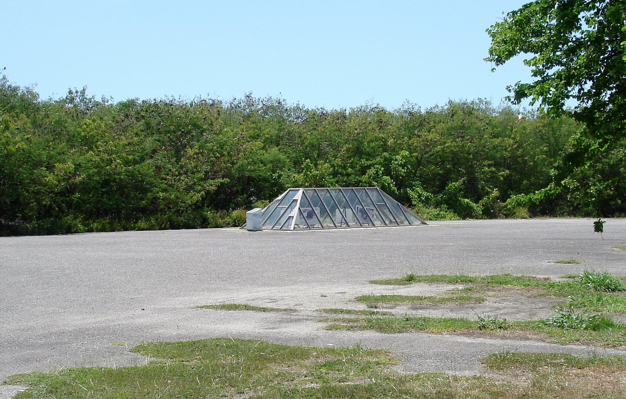 The atom bomb pit on Tinian's North Field, where Little Boy was loaded aboard the Enola Gay.